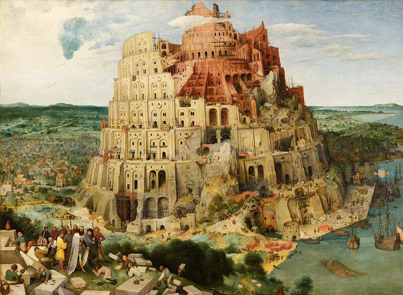 La torre de Babel, pintura de Pieter Brueghel el Vell.