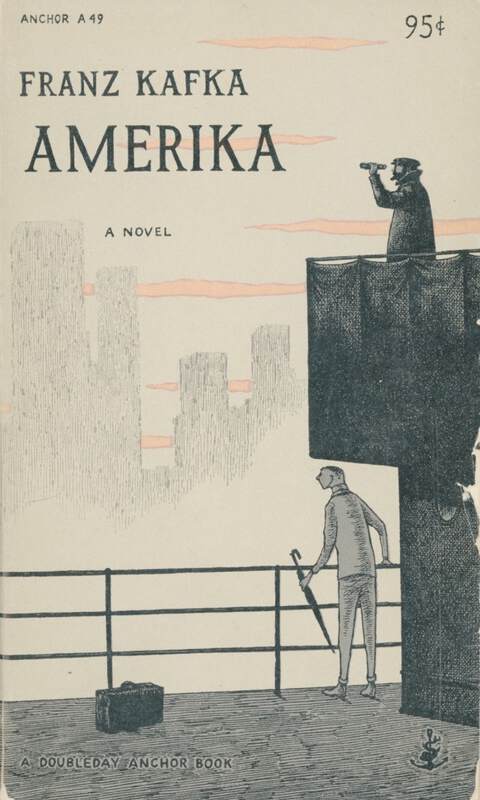 Franz Kafka Amerika cover by Edward Gorey