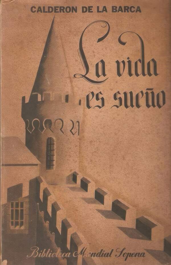 Portada d’una edició antiga de “La vida es sueño”, de Calderón de la Barca.